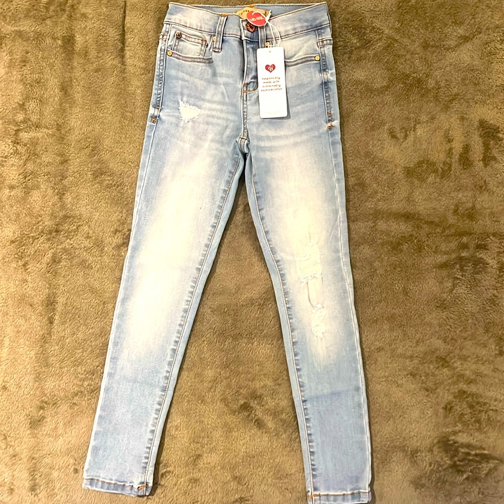 Celebrity Pink Girls Mid-Rise Denim Jeans Size 8